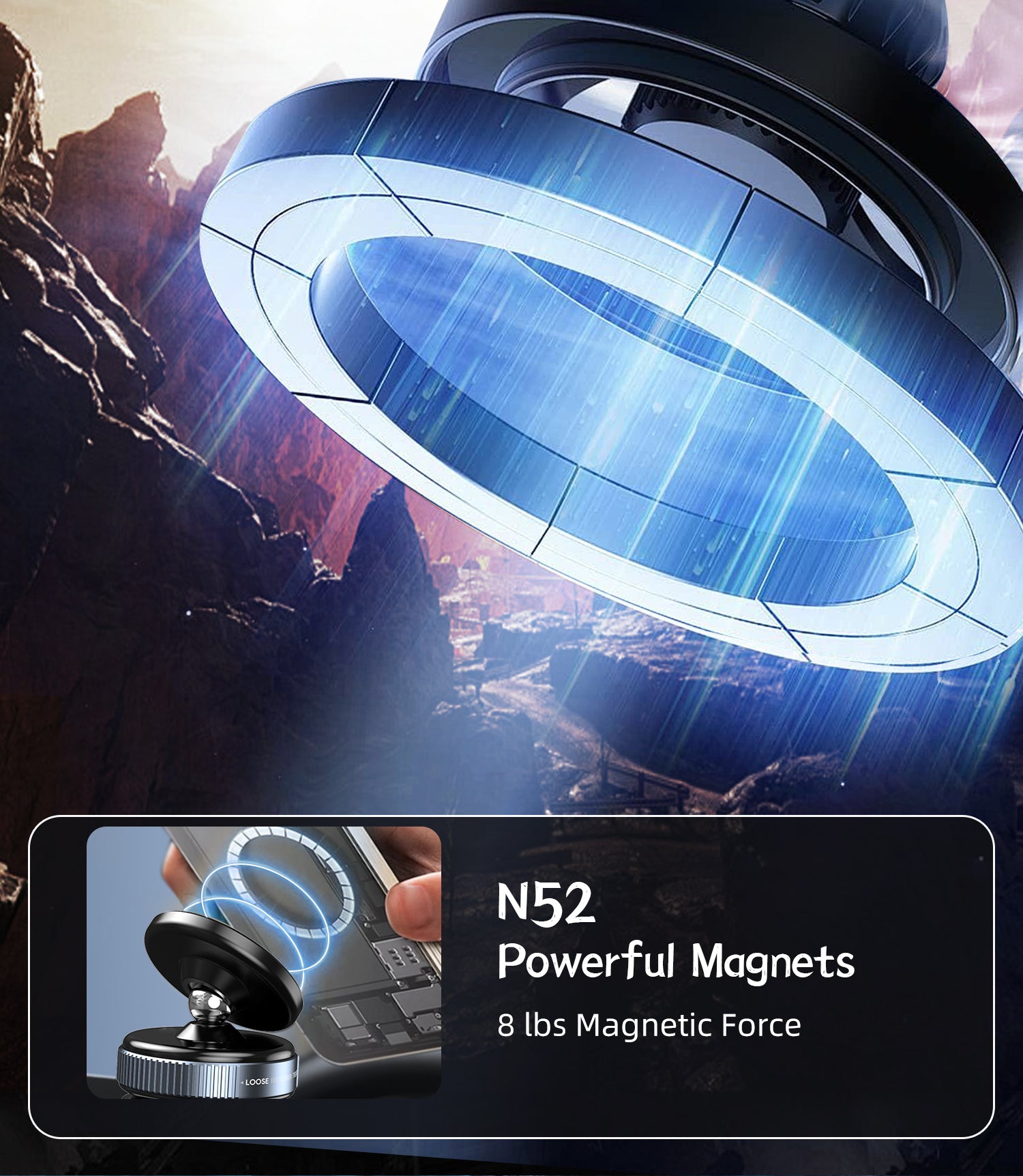 Orbit Stand Plus - Vacumm Magsafe Phone Holder