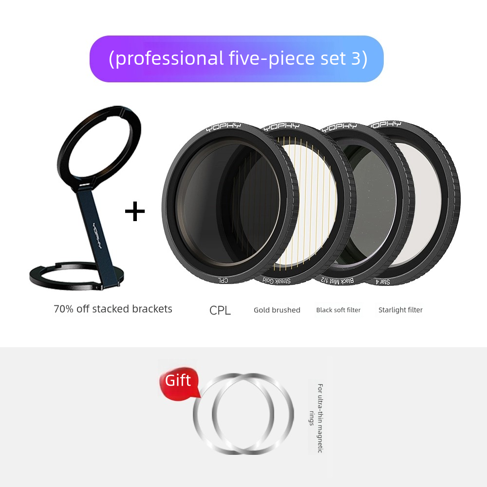 Yophy Magpolar Pro — MagSafe Magnetic Mount with 52mm CPL & ND64 Filters -