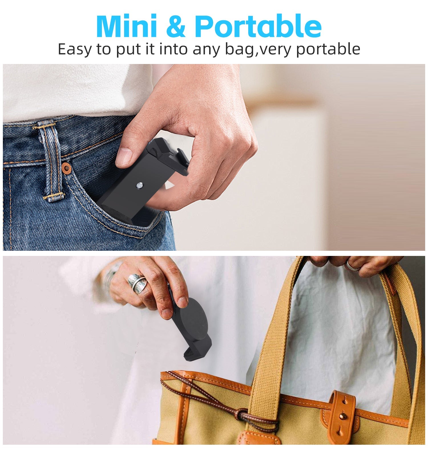 Snaphold - Detachable Magnetic Metal Multi-Functional Phone Clip Holder -