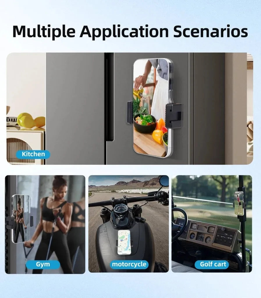 MagClip - Ultra-Strong Magnet Holder Clip Phone Holder Kit with 1/4" Mount -