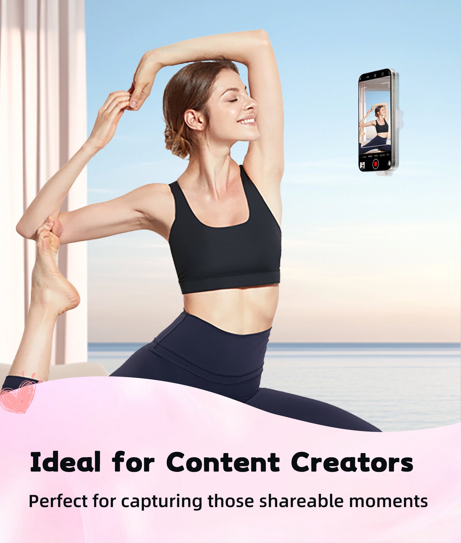 MagSilly - Eco-friendly Silicone Suction Cup Magnetic Phone Holder -