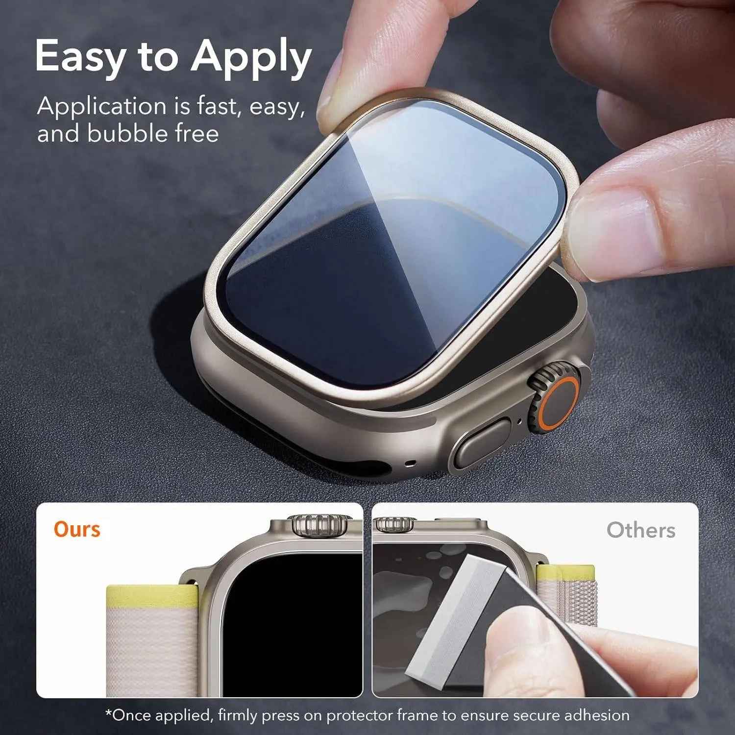 AdventureShield Ultra - Screen Protector for Watch Ultra AdventureShield Ultra - Screen Protector for Watch Ultra AdventureShield Ultra - Screen Protector for Watch Ultra