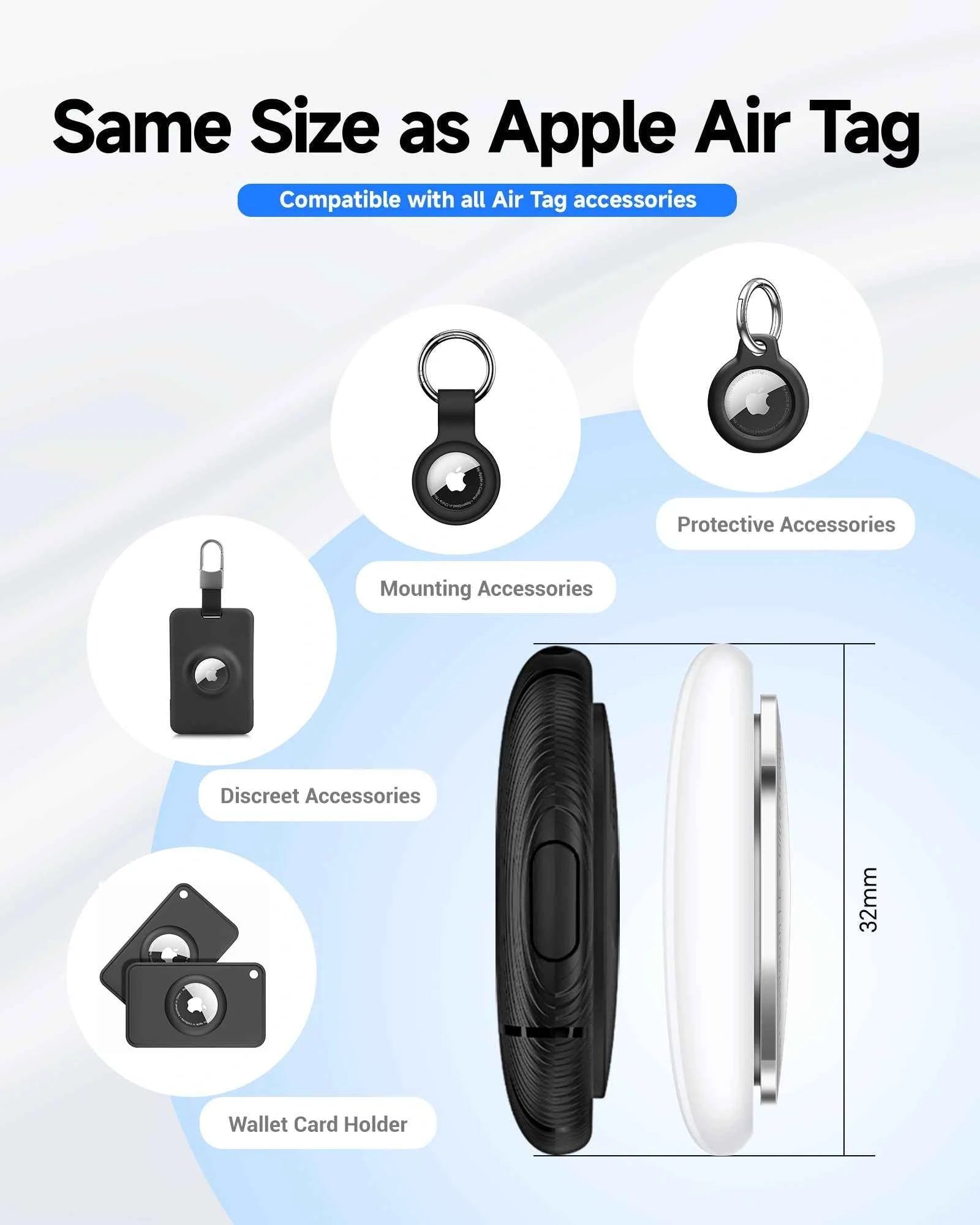 LiTag Duo Item Finder - Apple Find My & Google Find Hub