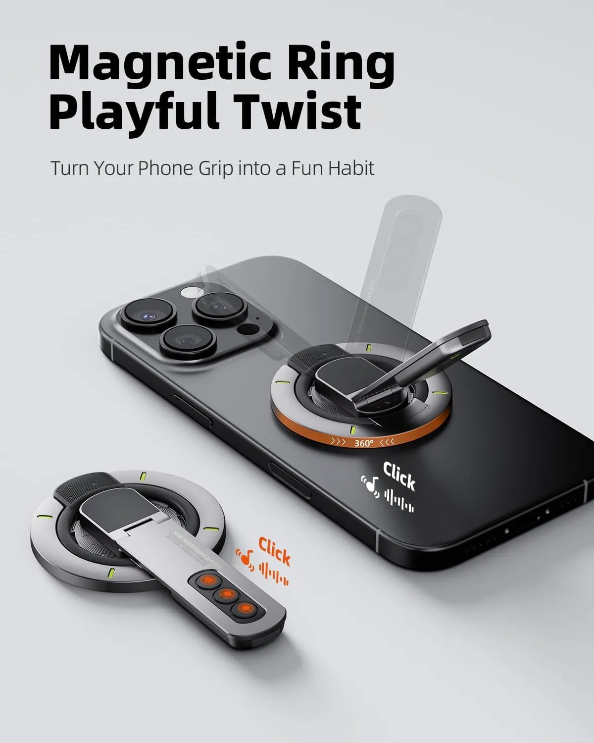 Magflip 360° – Ultra-Thin Magnetic Phone Holder -