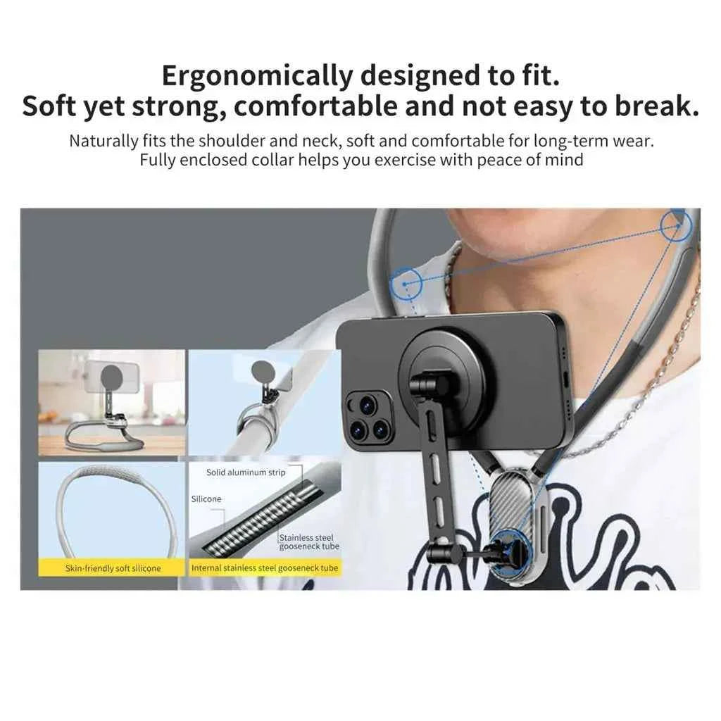 Magnetic Quick Release Neck Phone Holder