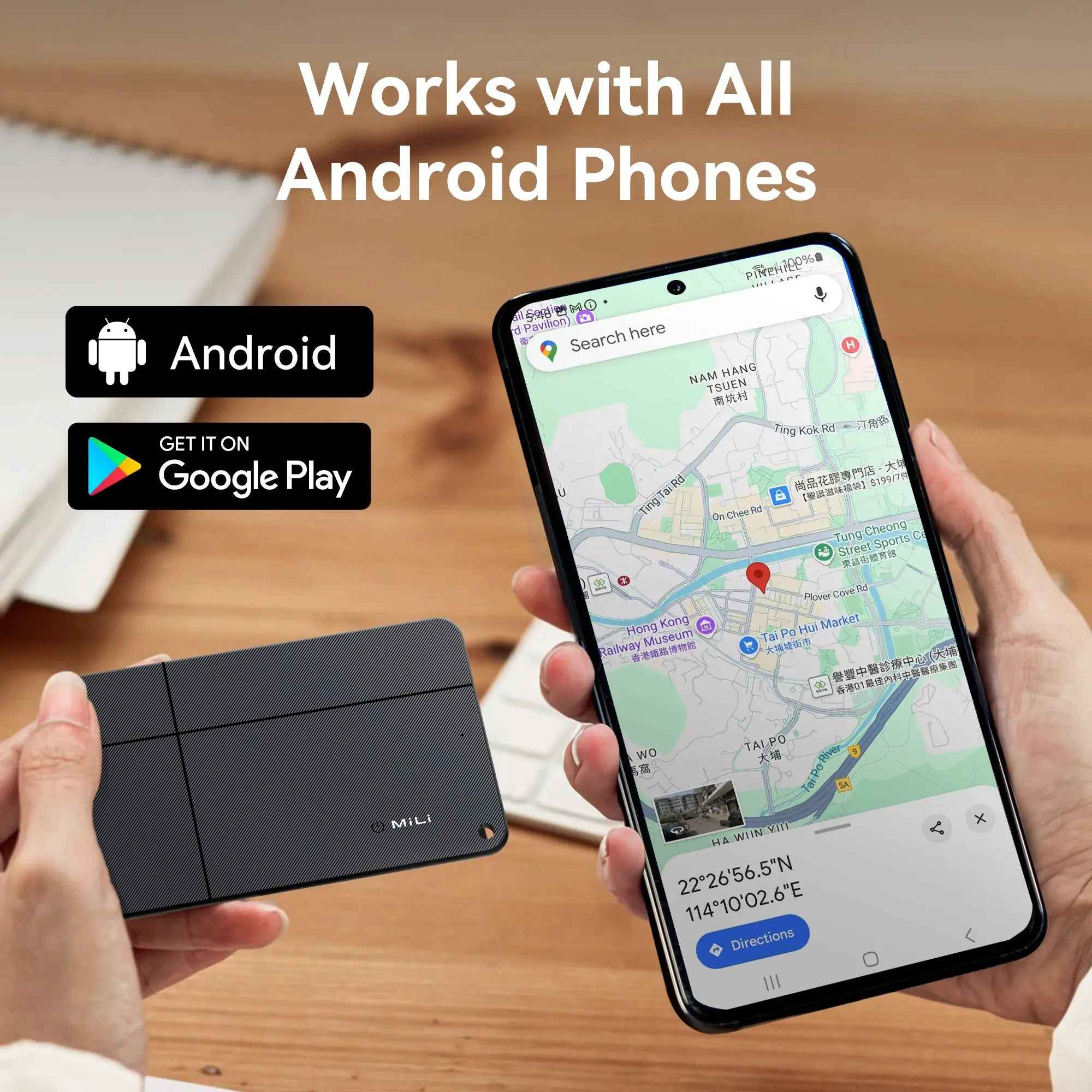 MiCard - Trackable Rechargeable Digital Business Card Wallet Tracker