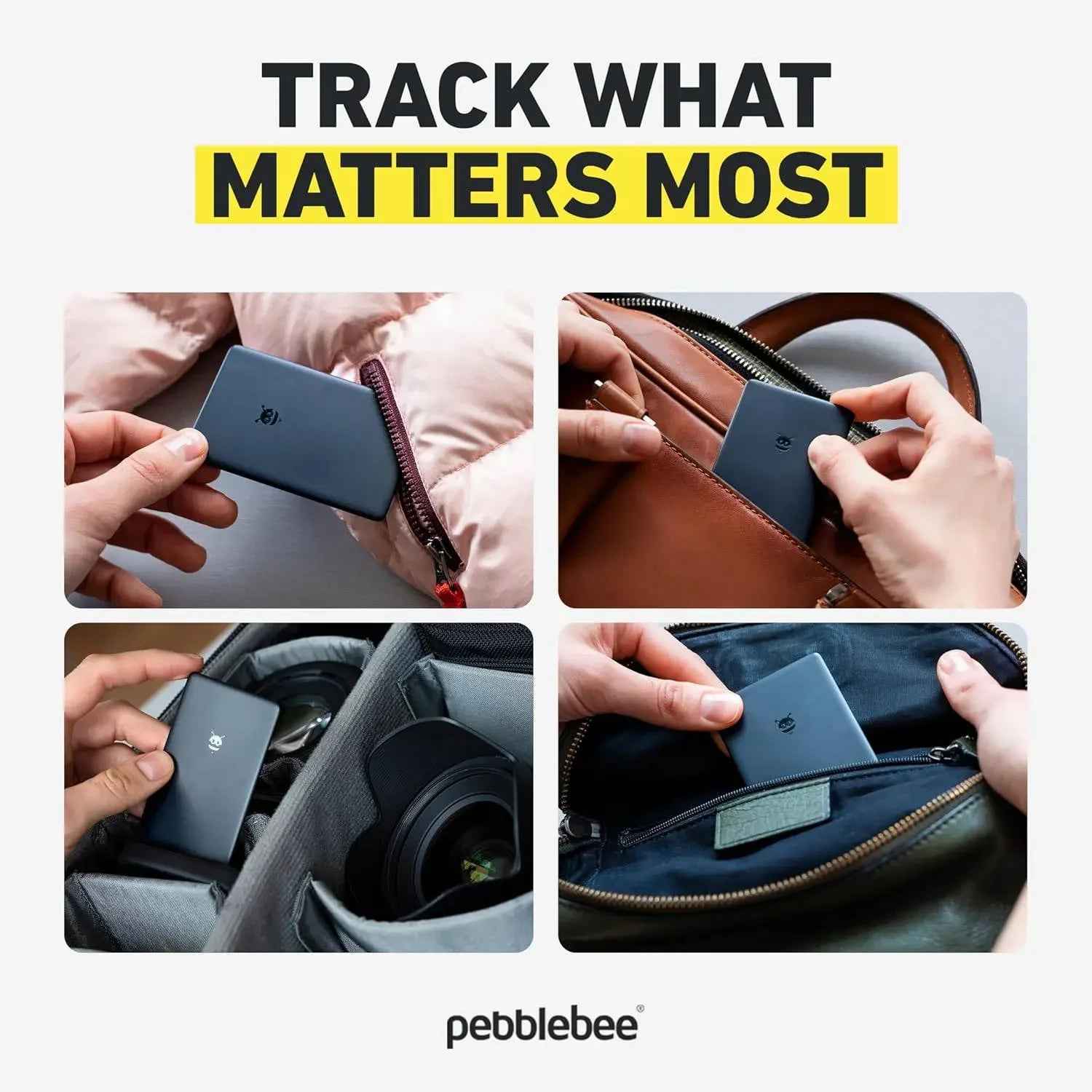 Pebblebee Universal Card - Smart Tracker for Wallet