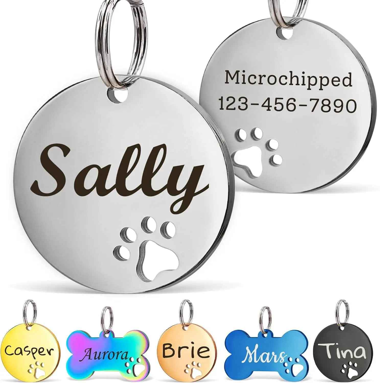 Pet Collar Engraved Tag