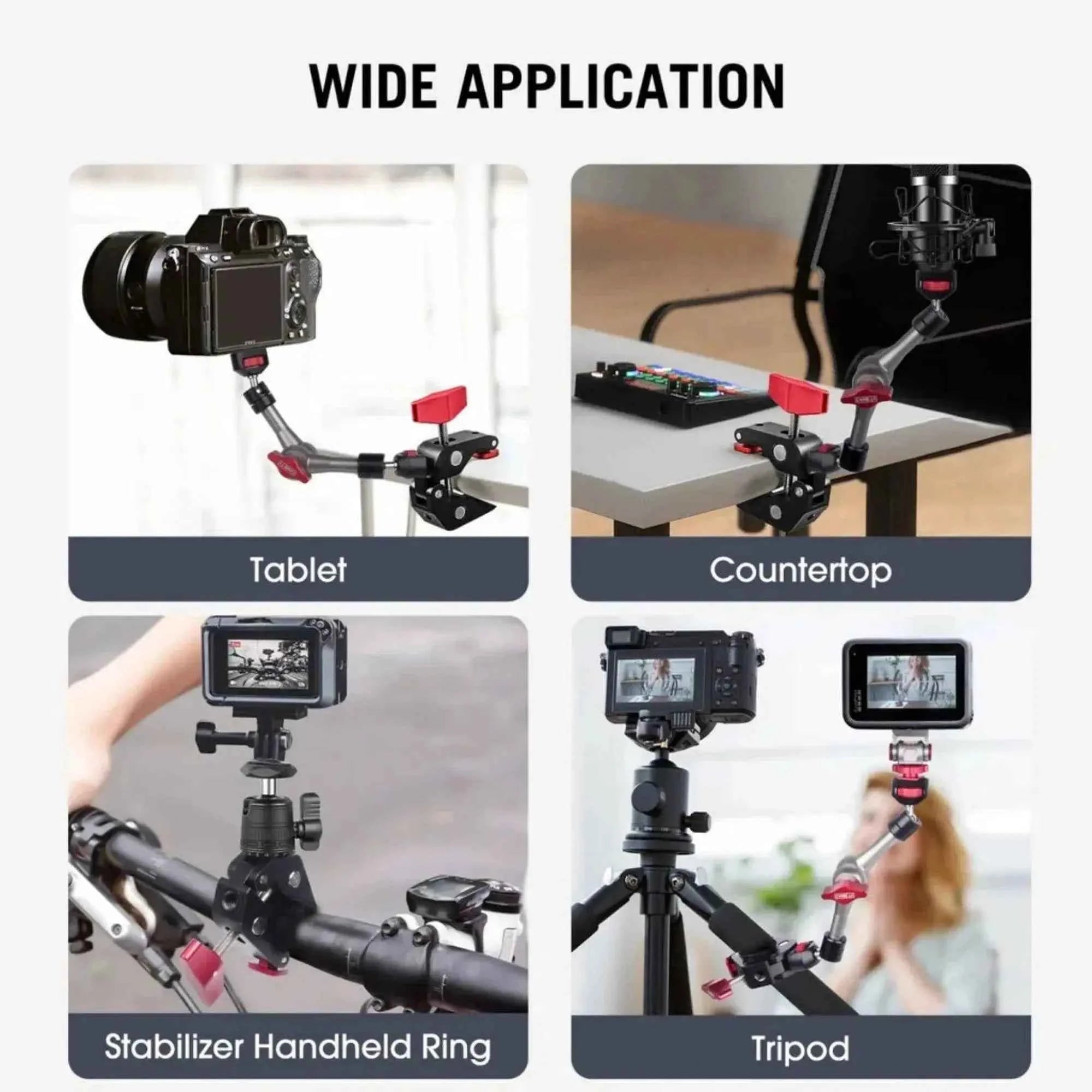 Clamp Xtreme - Adjustable Power Clamp with Scalable Mounting Holes for Camera Rigs