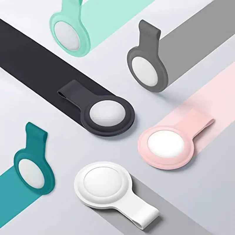 Silicone Airtag Cover Cute Dog Collar Keychain Pet Tracker Compatible for Apples Air tag Case