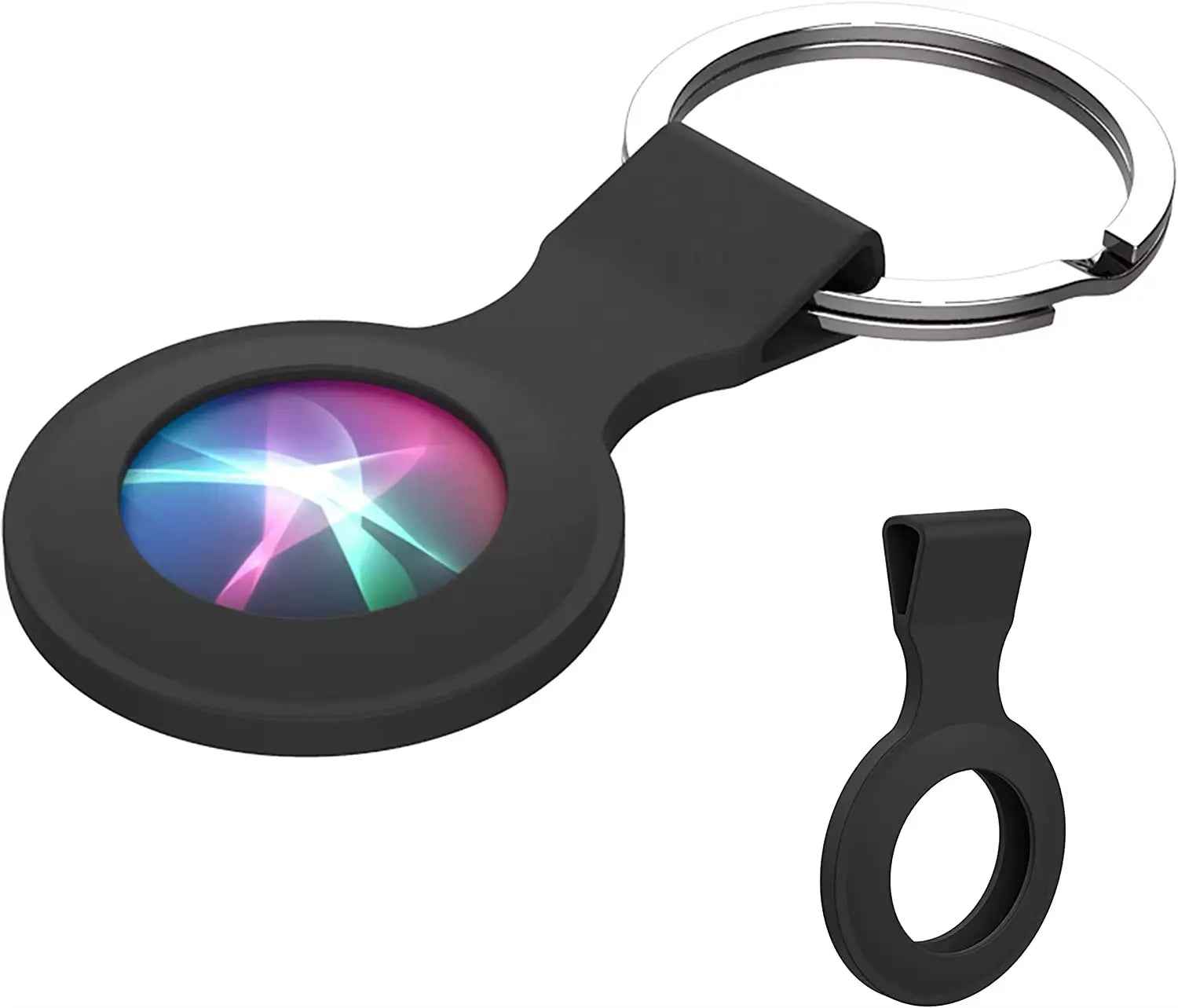 Silicone Airtag Cover Cute Dog Collar Keychain Pet Tracker Compatible for Apples Air tag Case