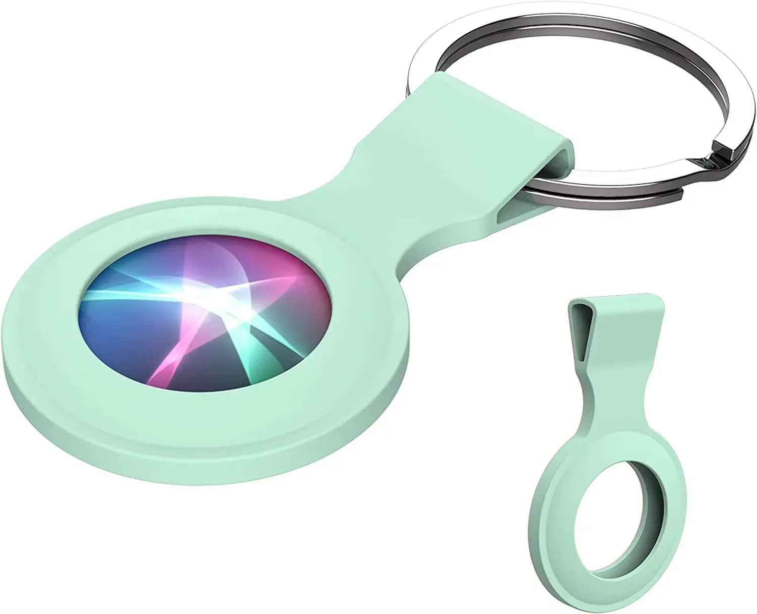 Silicone Airtag Cover Cute Dog Collar Keychain Pet Tracker Compatible for Apples Air tag Case