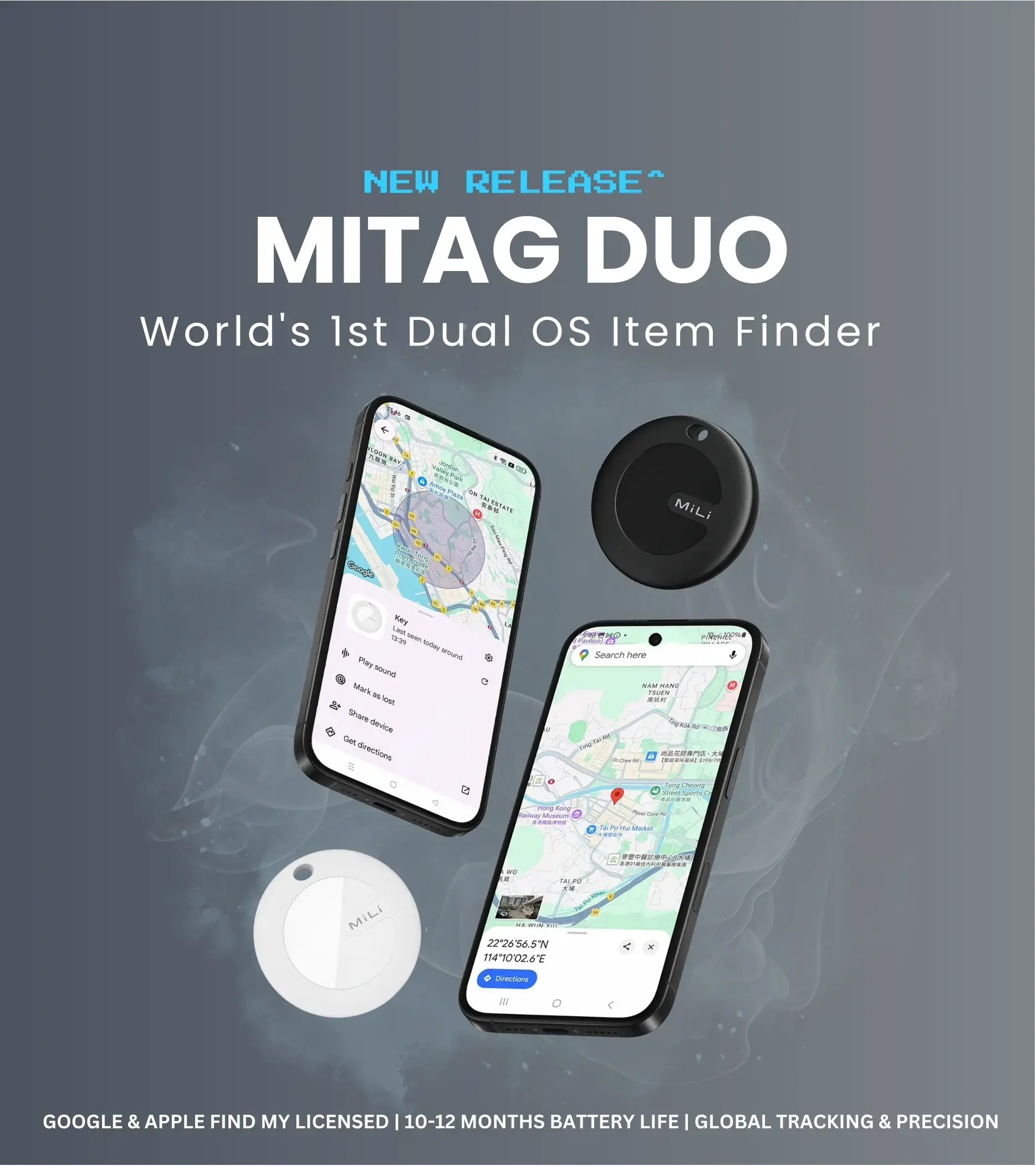 MiLi-Unveils-The-World-s-First-Apple-and-Google-Licensed-Bluetooth-Tracker-in-One-Device - Micflip