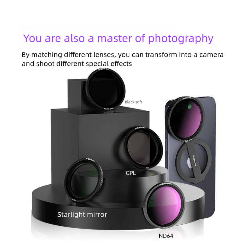 Yophy Magpolar Pro — MagSafe Magnetic Mount with 52mm CPL & ND64 Filters - 