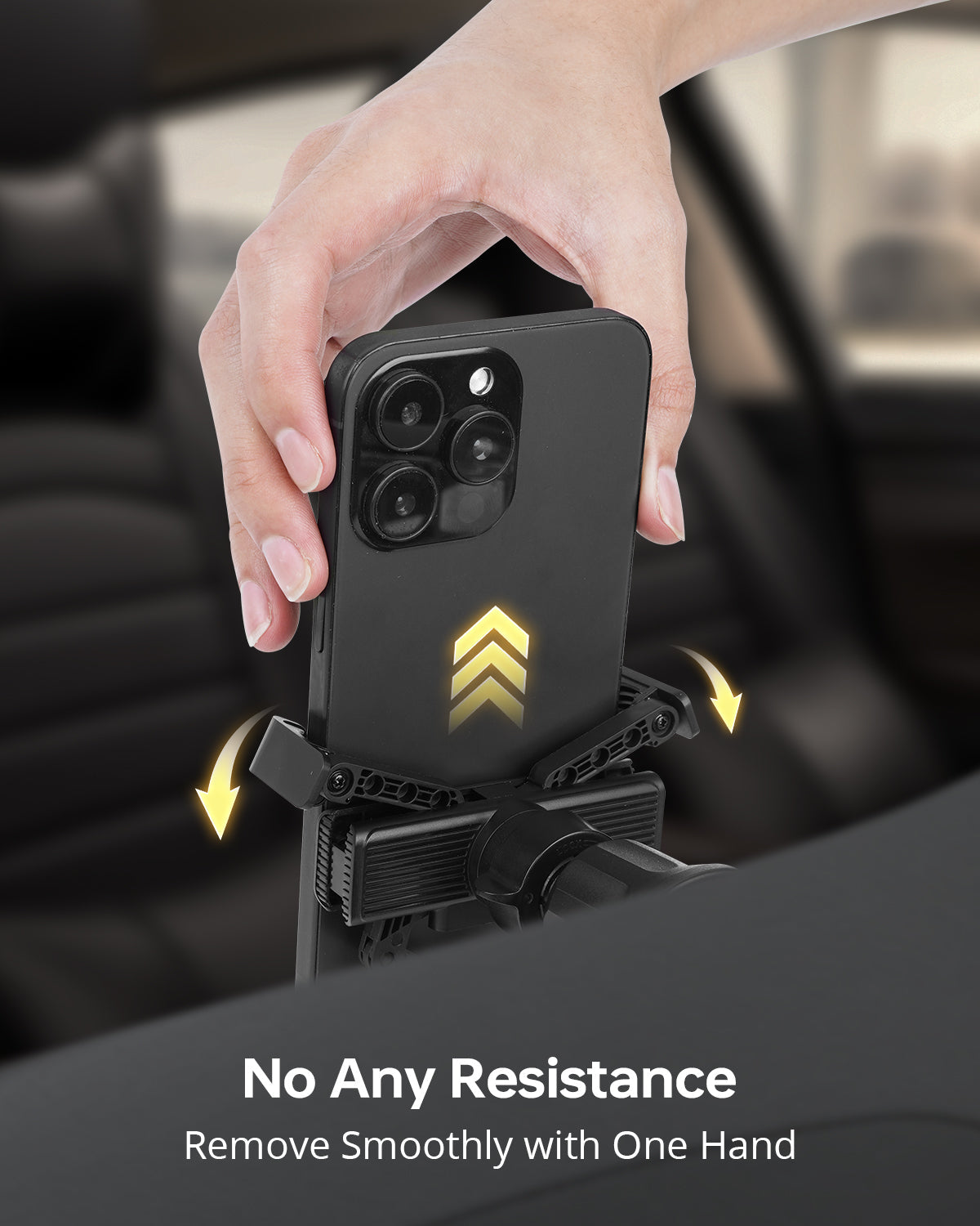 Anchor - Universal Auto-Lock Car Mount: 360° Adjustable, Vent Clip, No-Slip Grip - 