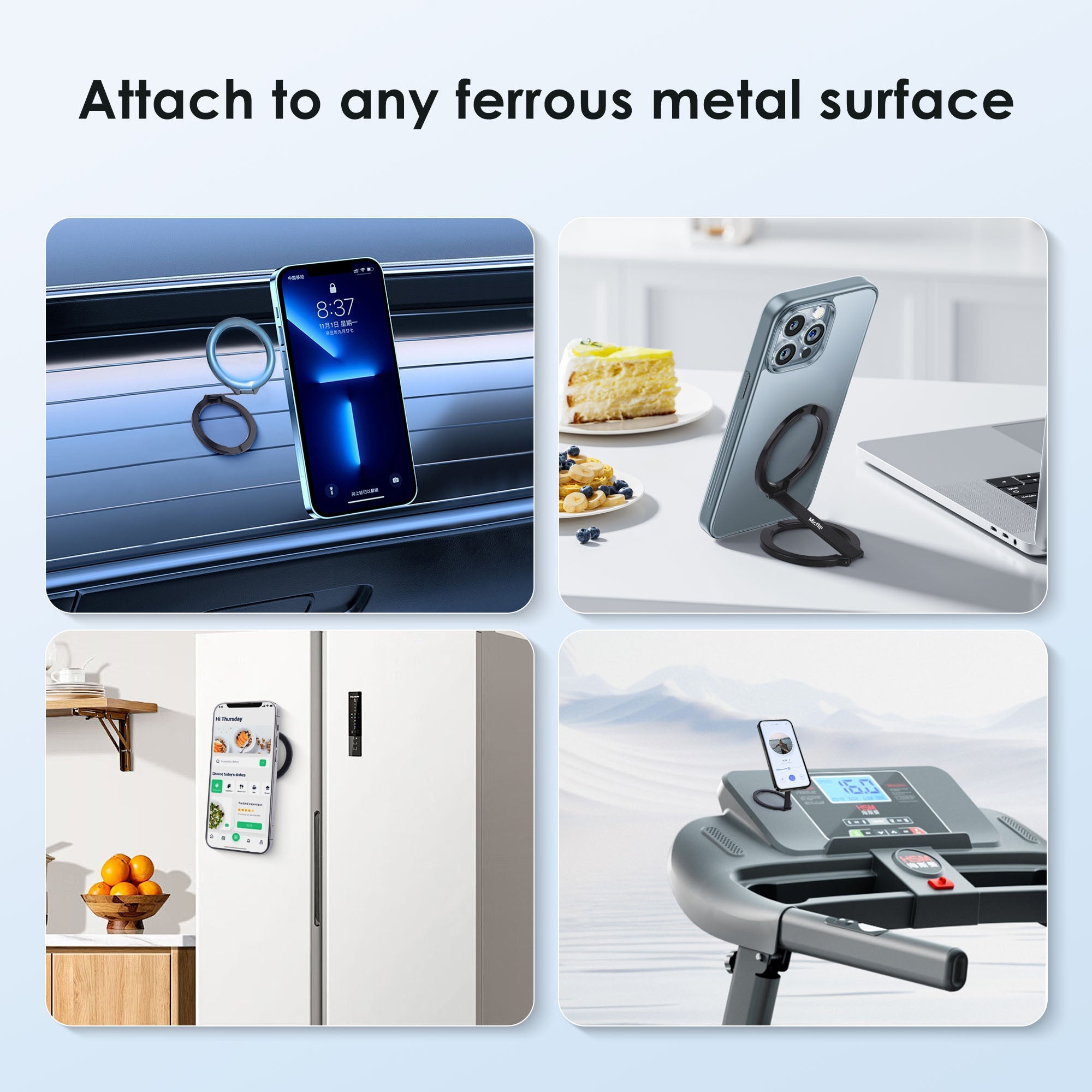 MagFold - Magsafe Double-sided Magnetic Portable Folding Phone Holder - 