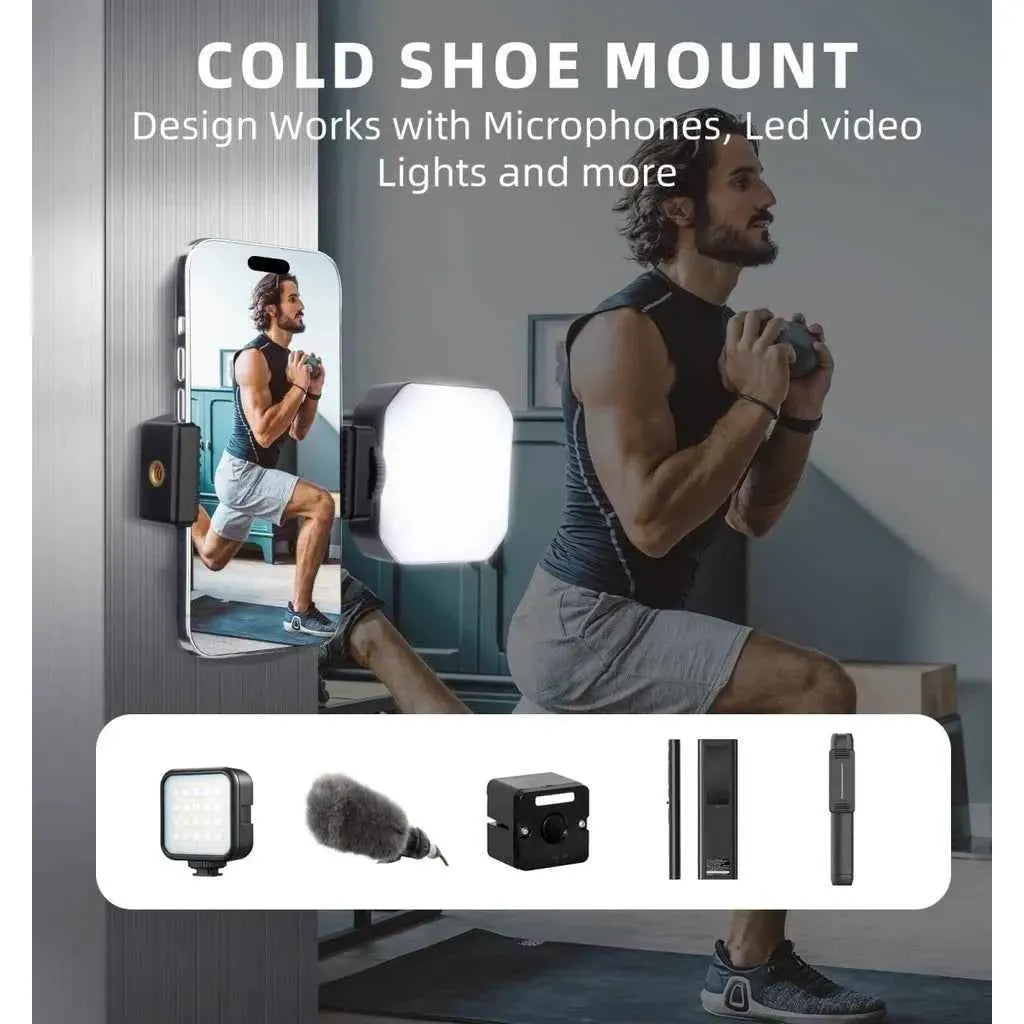 MagClip - Ultra-Strong Magnet Holder Clip Phone Holder Kit with 1/4" Mount