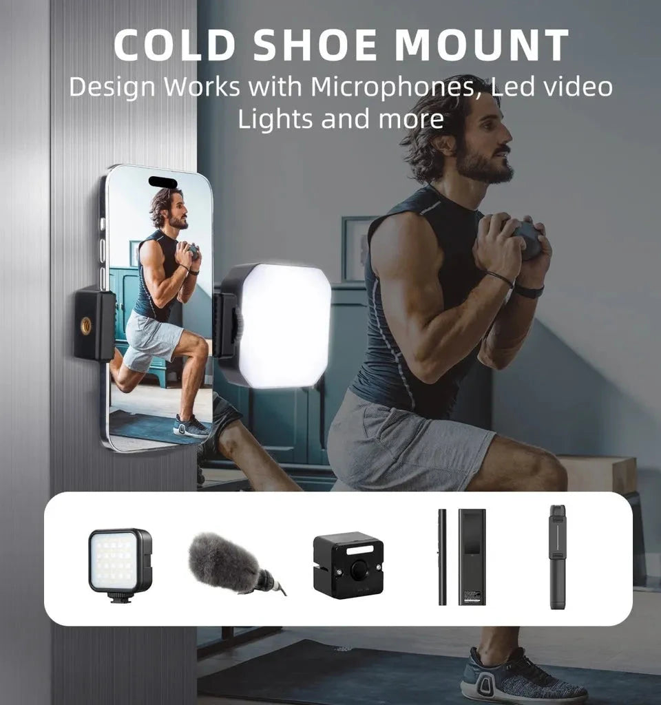 MagClip - Ultra-Strong Magnet Holder Clip Phone Holder Kit with 1/4" Mount - 