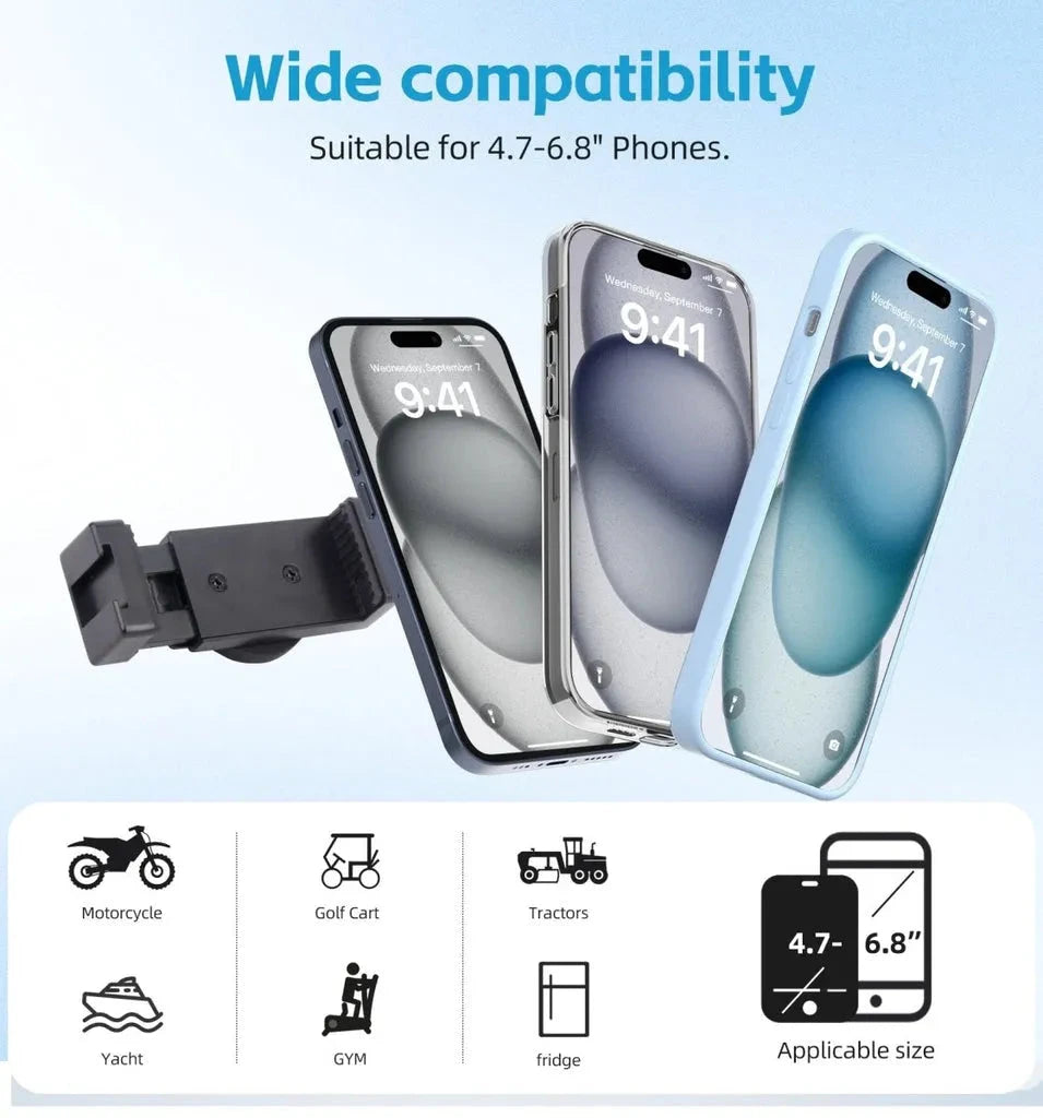 MagClip - Ultra-Strong Magnet Holder Clip Phone Holder Kit with 1/4" Mount - 