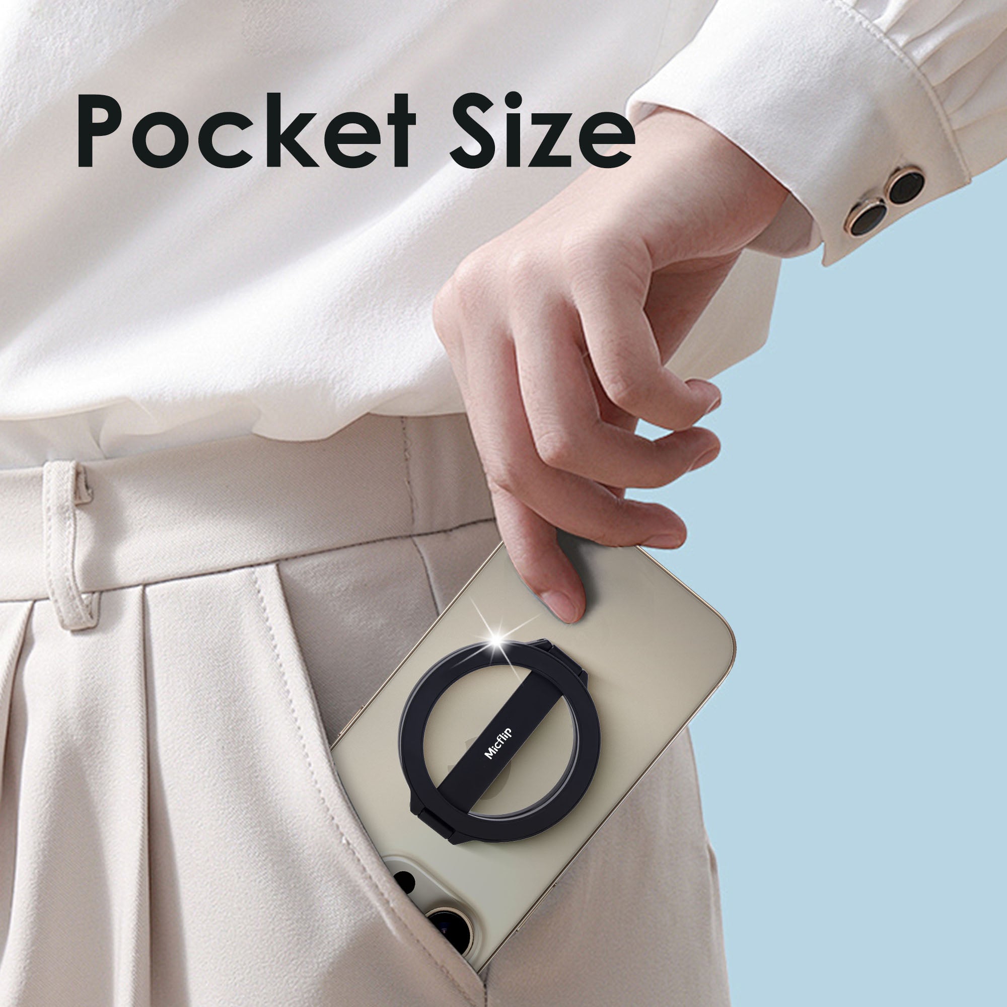 MagFold - Magsafe Double-sided Magnetic Portable Folding Phone Holder - 