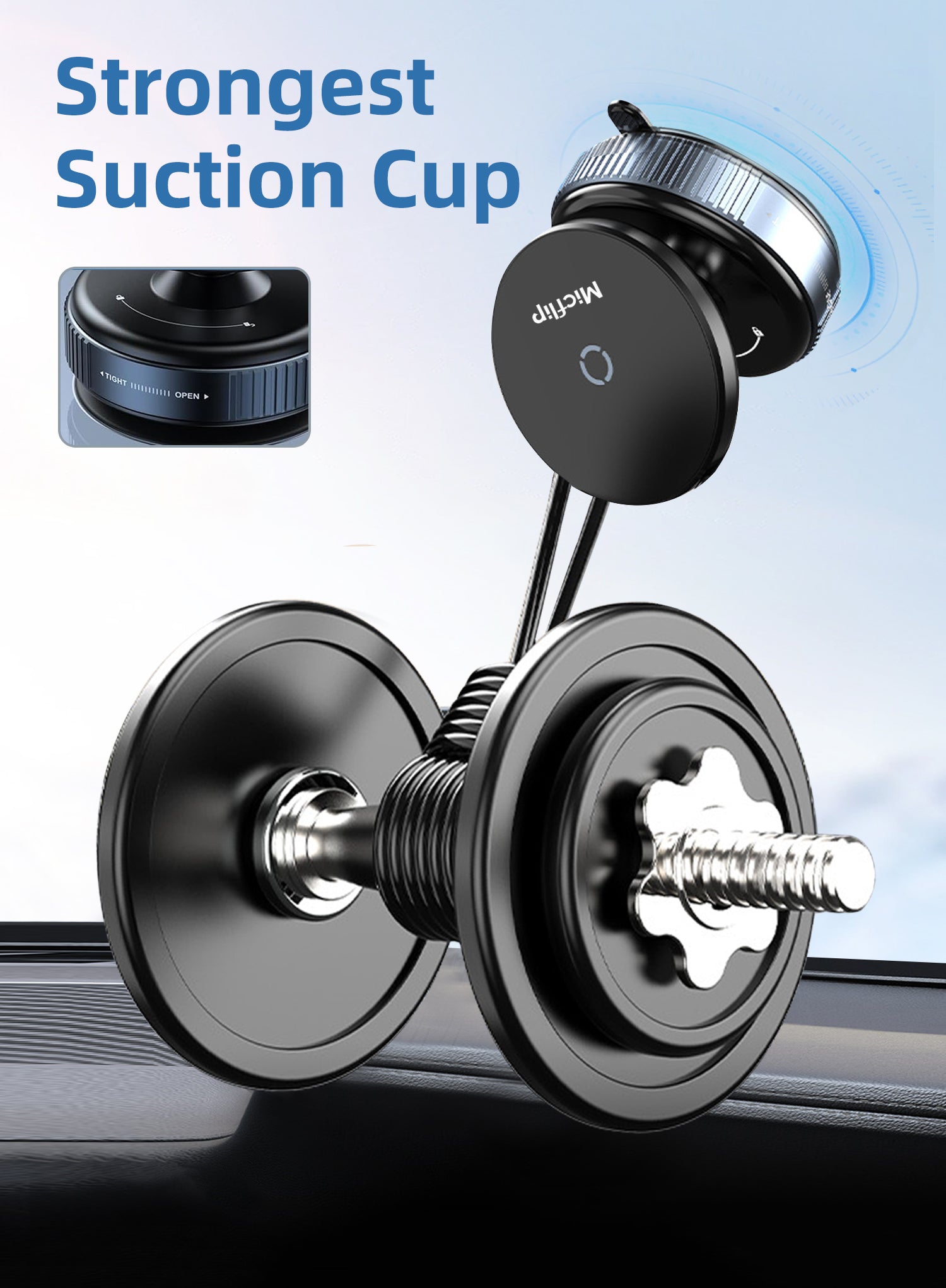 Orbit Stand Plus - Vacumm Magsafe Phone Holder