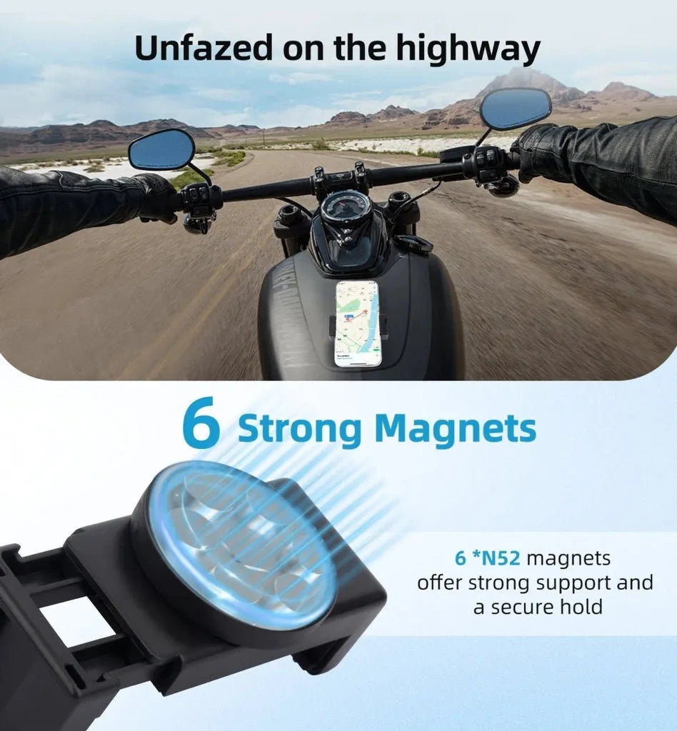 MagClip - Ultra-Strong Magnet Holder Clip Phone Holder Kit with 1/4" Mount - 