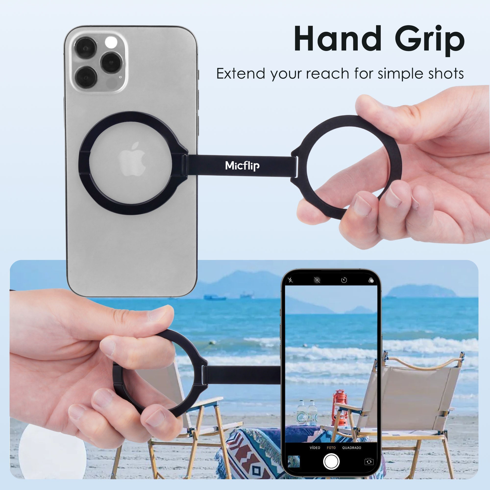 MagFold - Magsafe Double-sided Magnetic Portable Folding Phone Holder - 