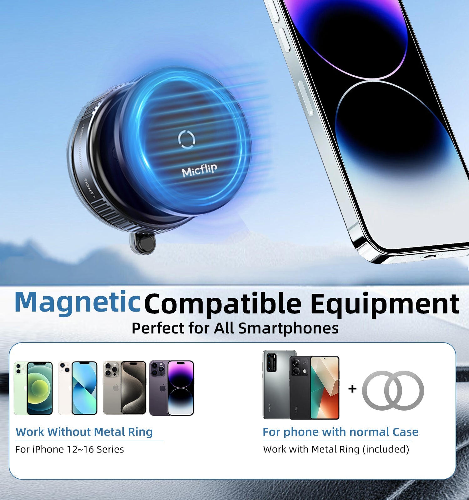 Orbit Stand Plus - Vacumm Magsafe Phone Holder - 