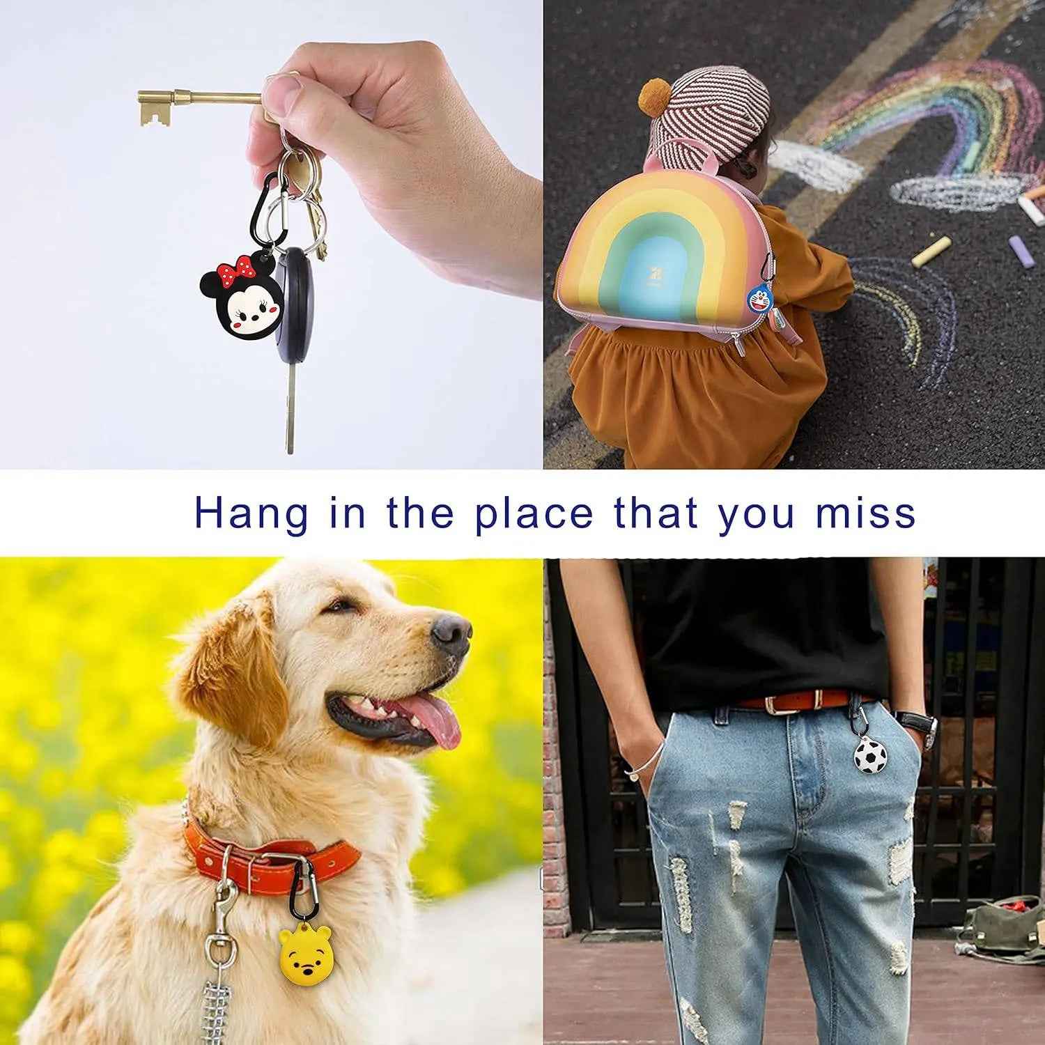 Animated Silicon Cover - AirTag & FindMe Tag Animated Silicon Cover - AirTag & FindMe Tag Animated Silicon Cover - AirTag & FindMe Tag