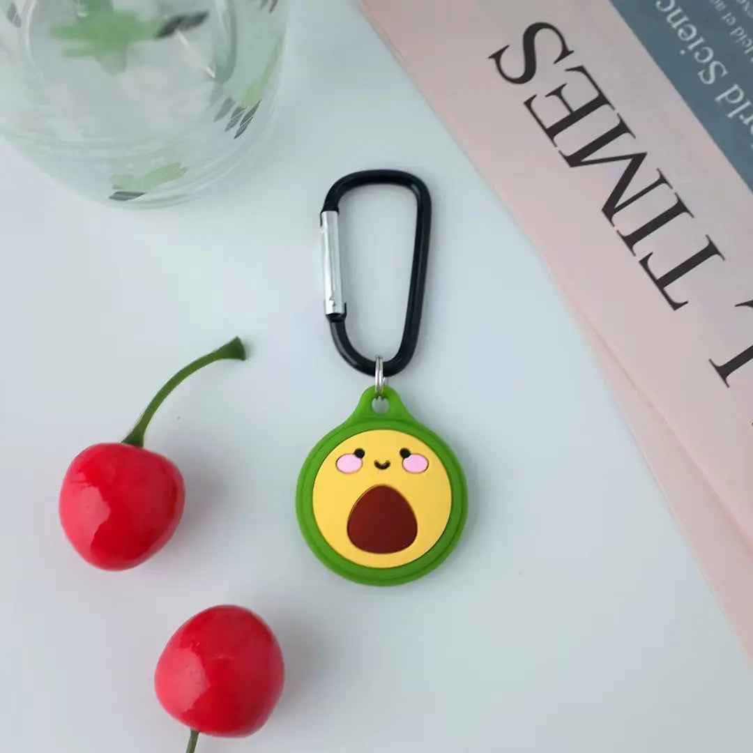 Anti Lost Luggage Tag Soft Silicone 3D Cute Cartoon Designs Cover for Apples Air Tag Case