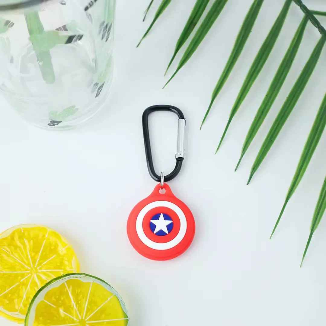 Anti Lost Luggage Tag Soft Silicone 3D Cute Cartoon Designs Cover for Apples Air Tag Case