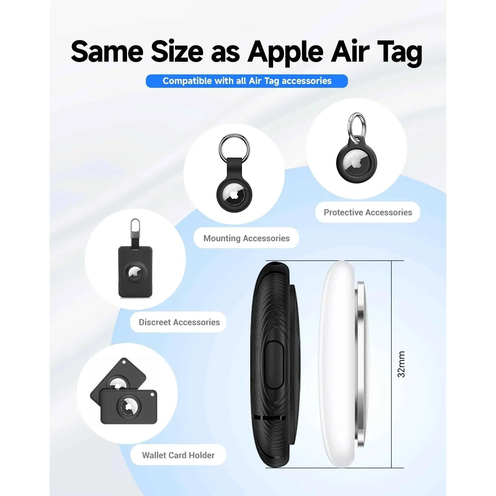 LiTag Duo Item Finder - Apple Find My & Google Find Hub