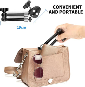 Magic Arm with Super Clamp Compatible with Small Rig Cage (11 inch) - Micflip