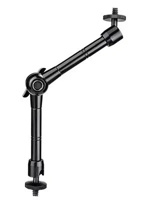 Magic Arm with Super Clamp Compatible with Small Rig Cage (11 inch) - Micflip Magic-Arm-Black