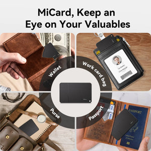 MiCard - Trackable Rechargeable Digital Business Card Wallet Tracker - Micflip
