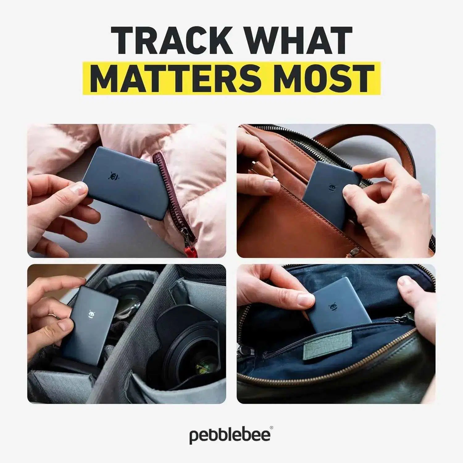 Pebblebee Universal Card - Smart Tracker for Wallet - 