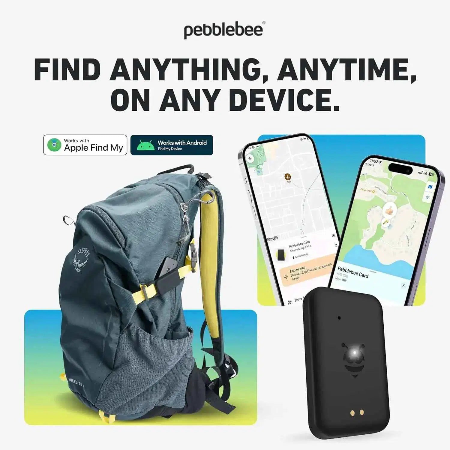 Pebblebee Universal Tag - Tracker for Pets - 