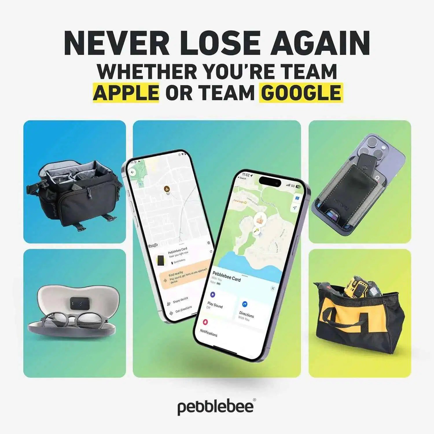 Pebblebee Universal Tag - Tracker for Pets - 