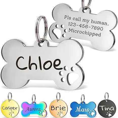 Pet Collar Engraved Tag