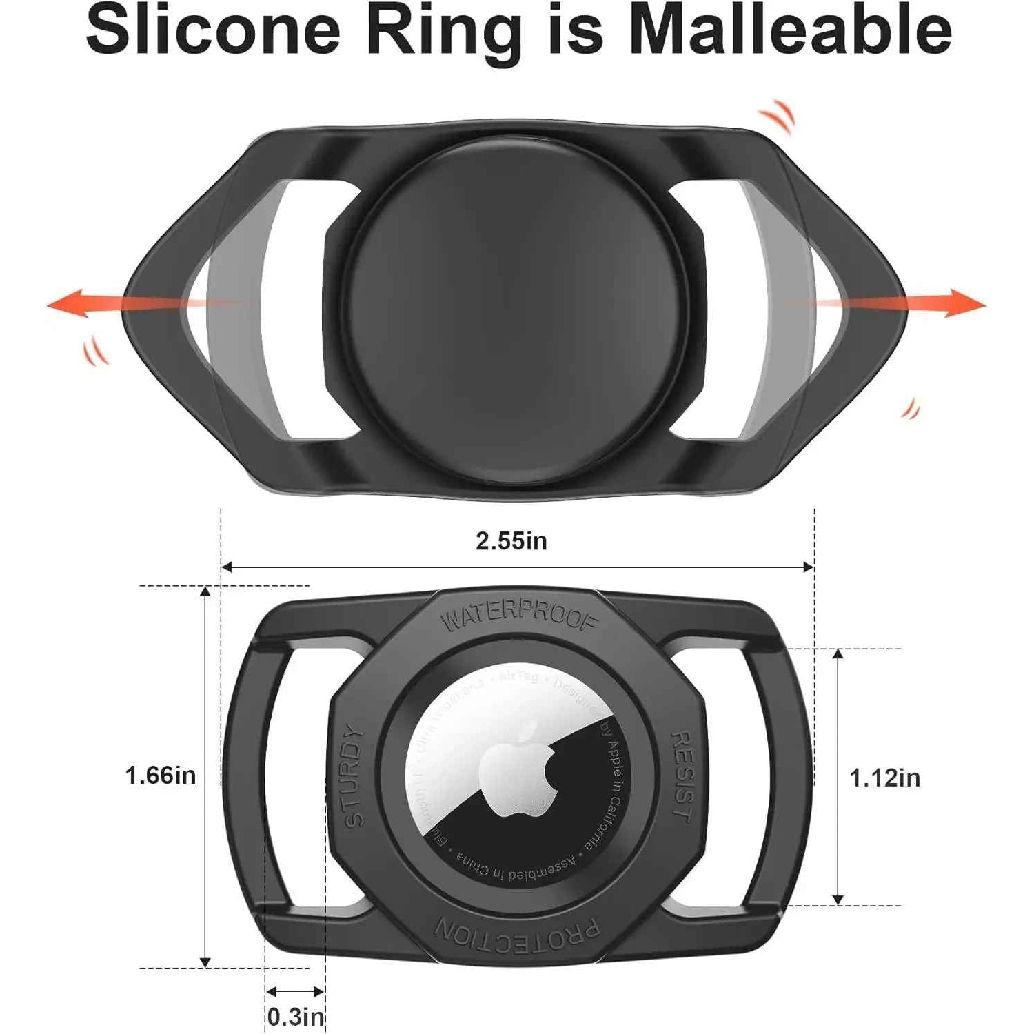 Rubberised Case - Air Tag Case for Dogs
