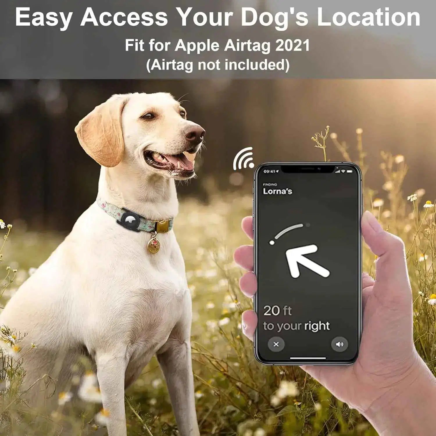 Rubberised Case - Air Tag Case for Dogs - 