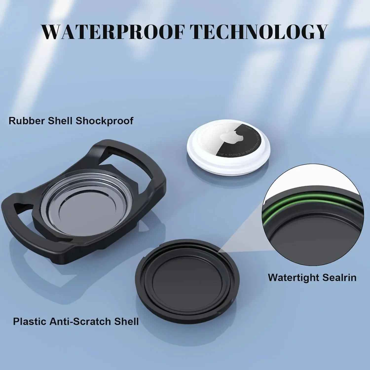 Rubberised Case - Air Tag Case for Dogs