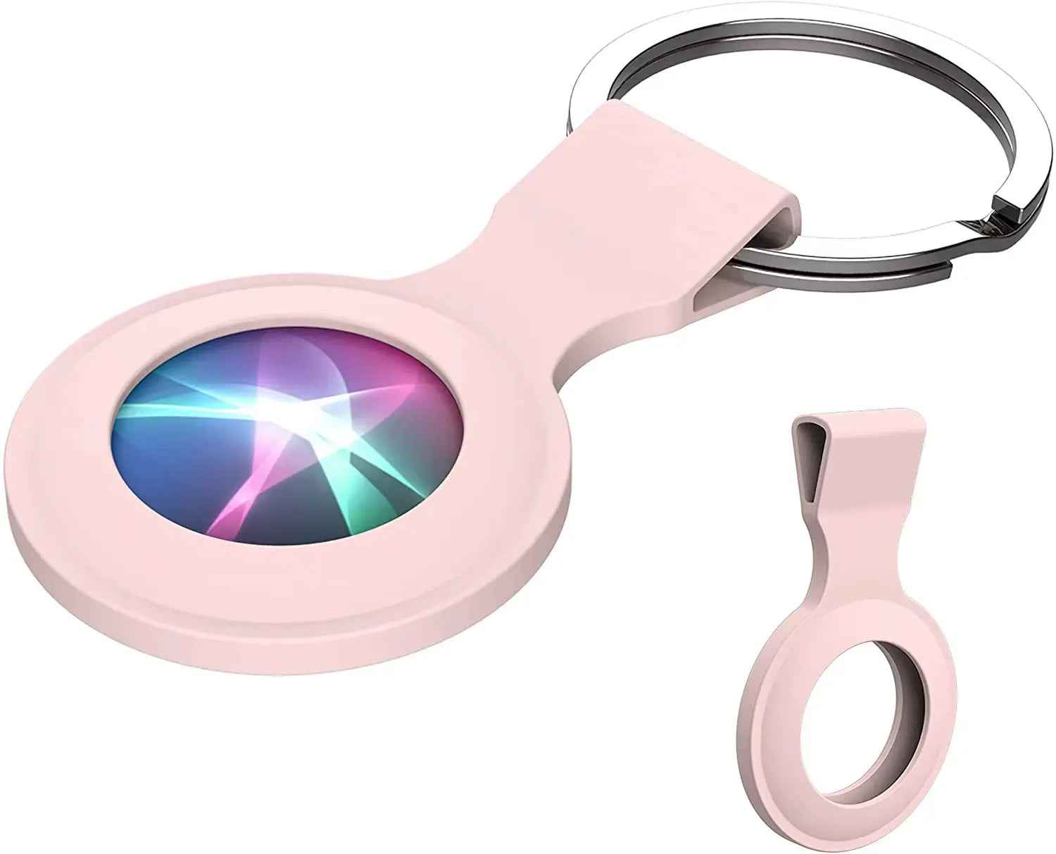 Silicone Airtag Cover Cute Dog Collar Keychain Pet Tracker Compatible for Apples Air tag Case