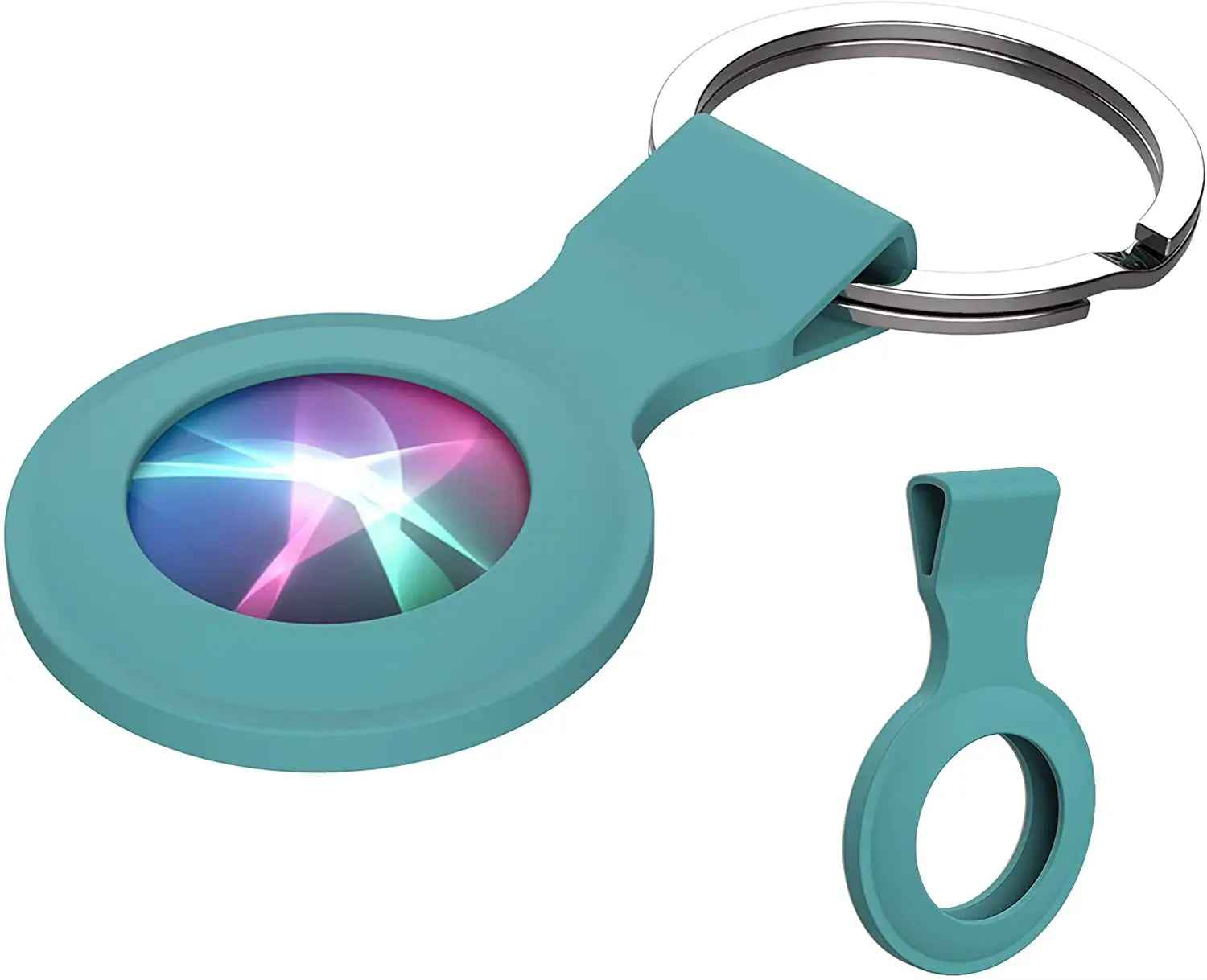 Silicone Airtag Cover Cute Dog Collar Keychain Pet Tracker Compatible for Apples Air tag Case
