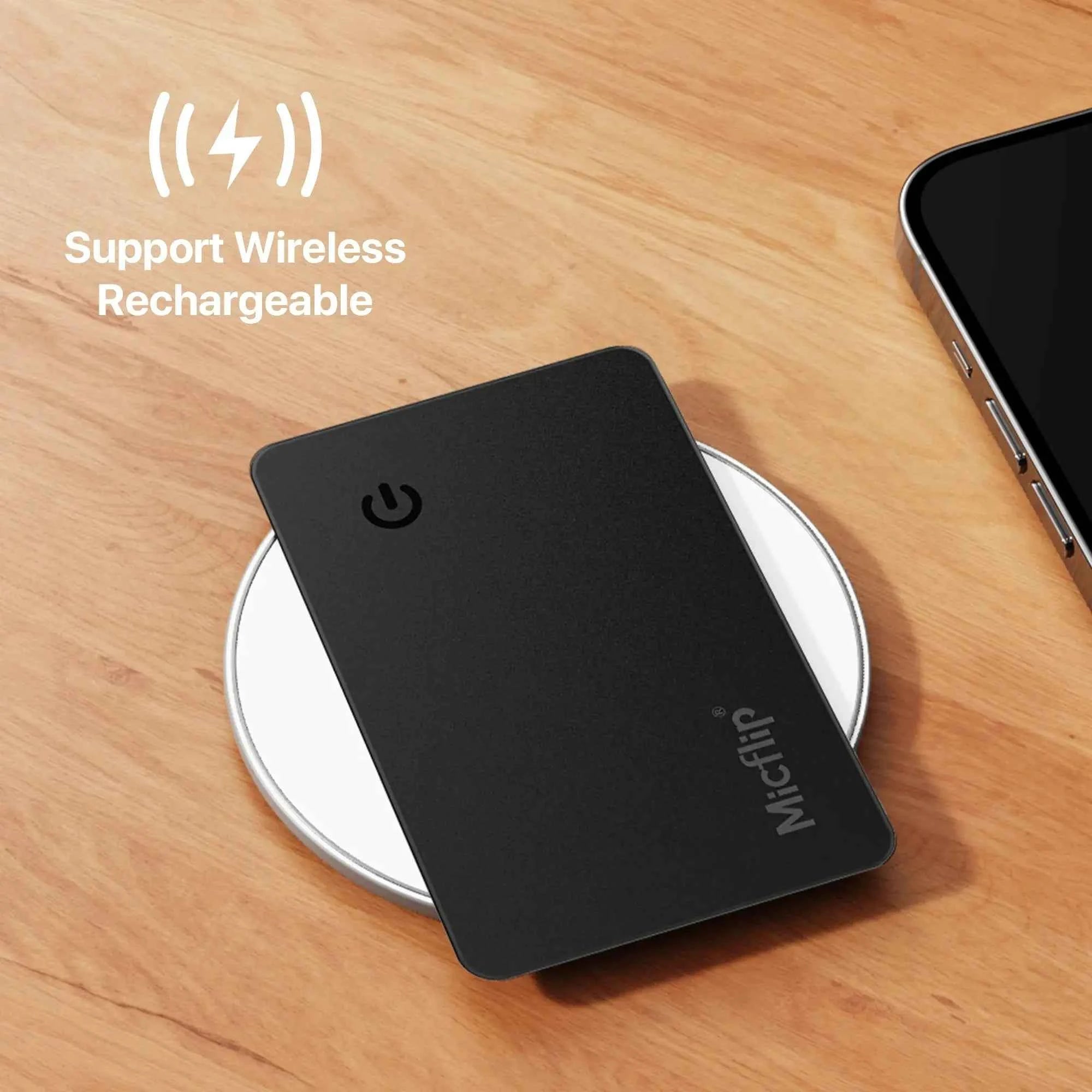 Micflip Card - Wallet Tracker Card