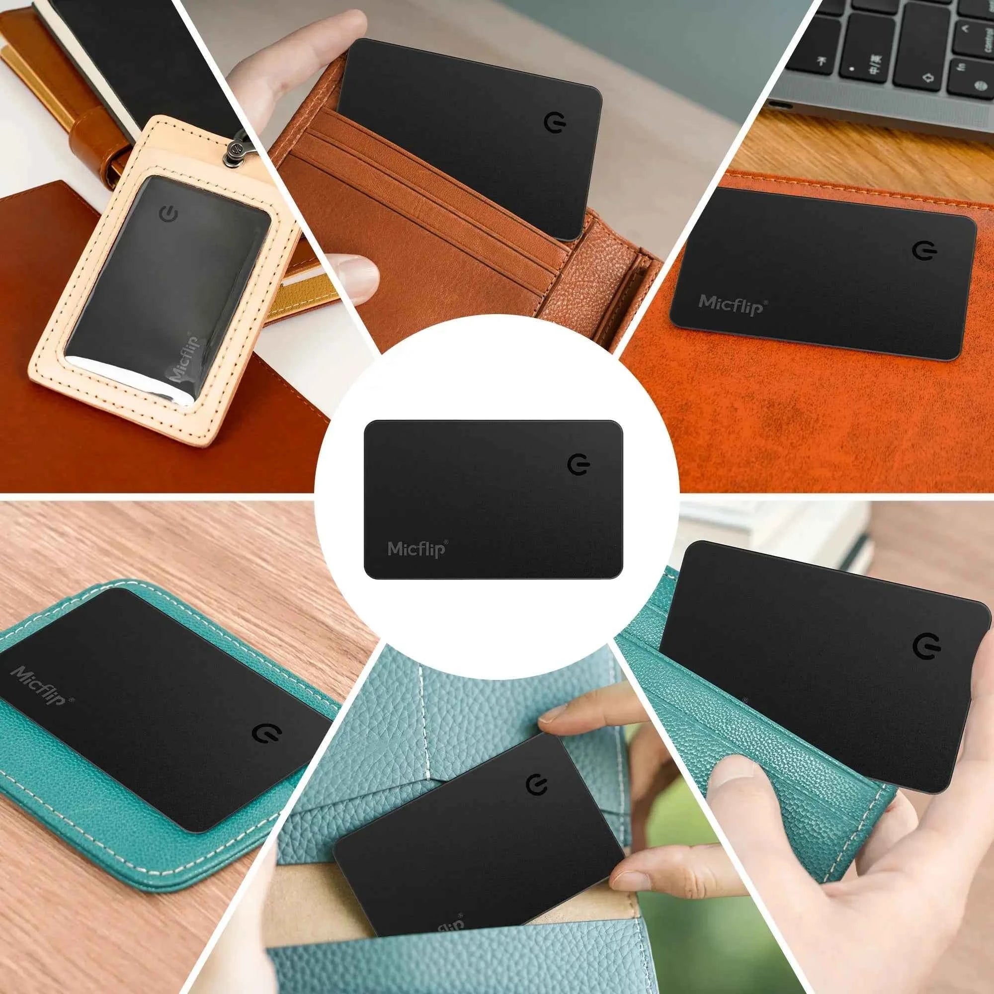 Micflip Card - Wallet Tracker Card
