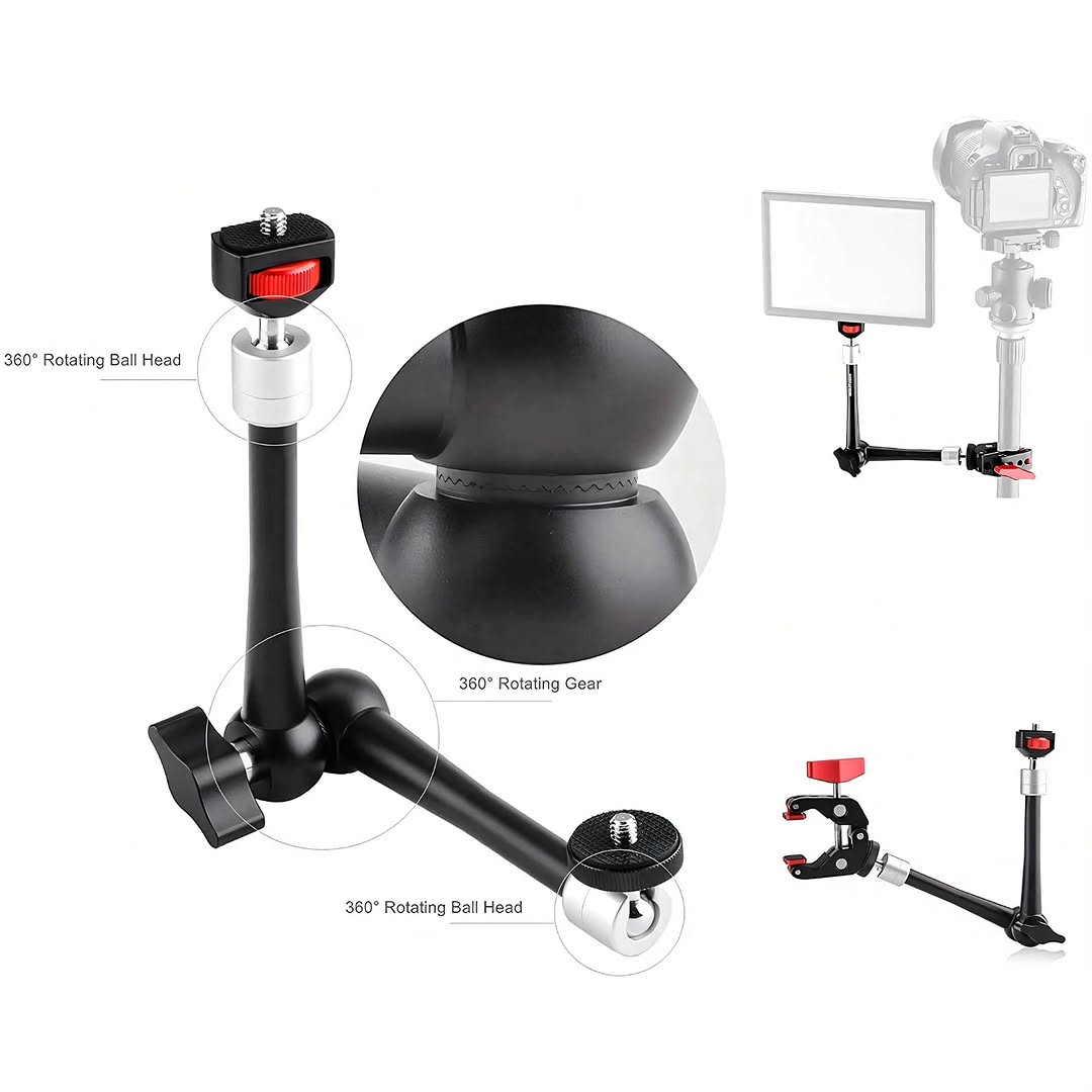 Size comparison - Magic Arm with camera rig